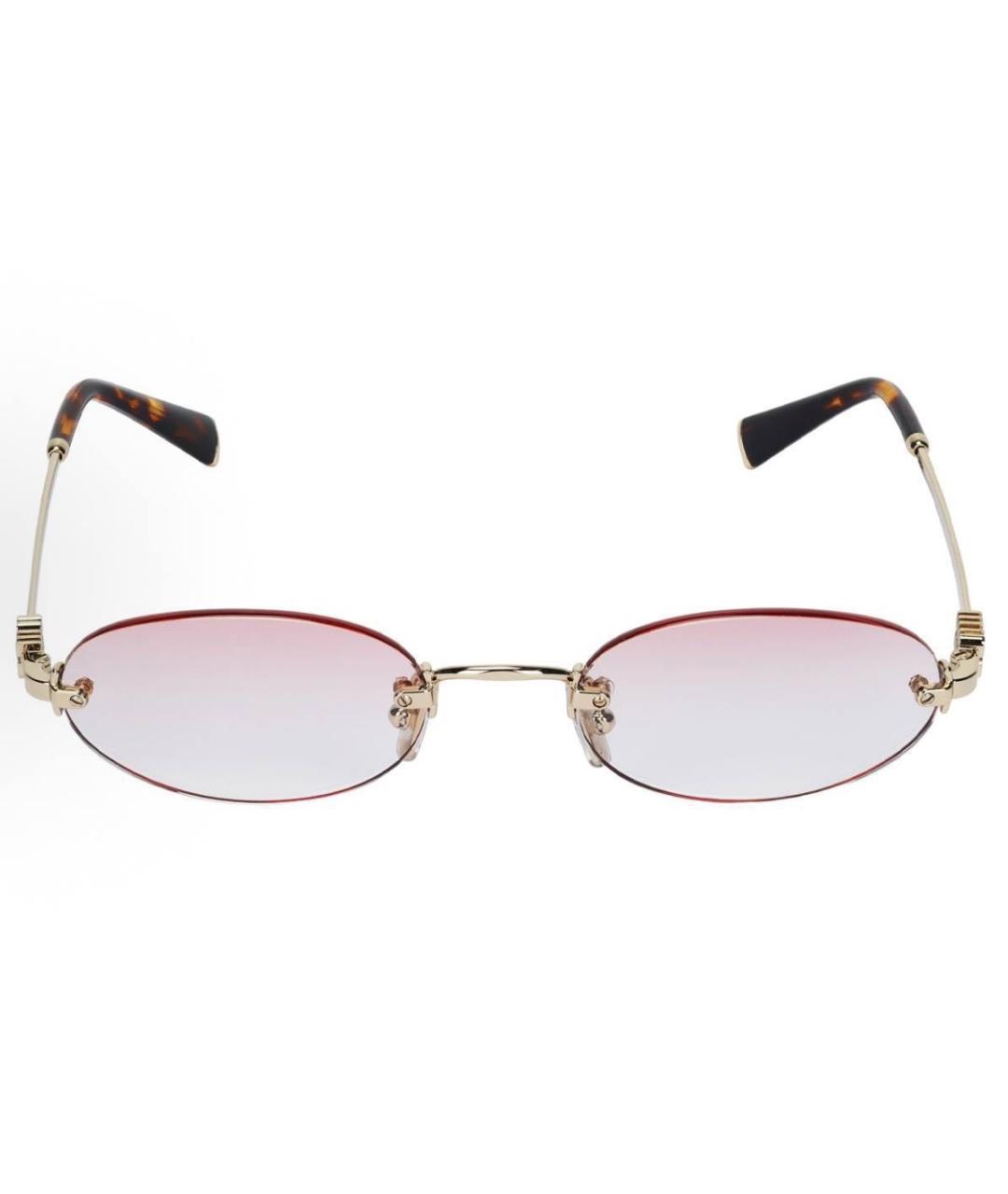 MIU MIU Мульти металлические солнцезащитные очки, фото 3