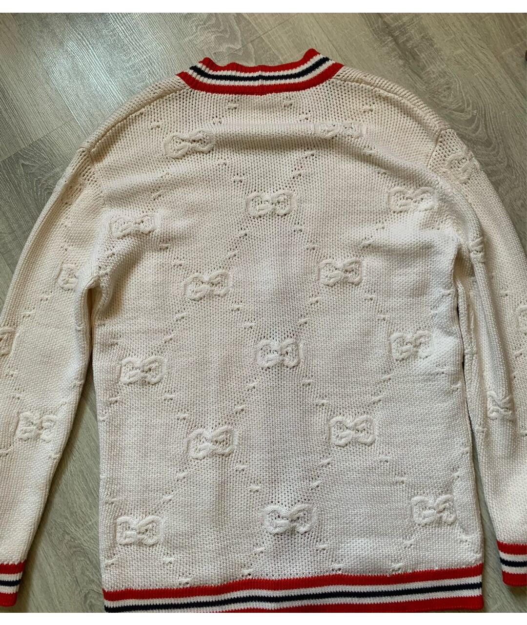 GUCCI Белый кардиган, фото 2