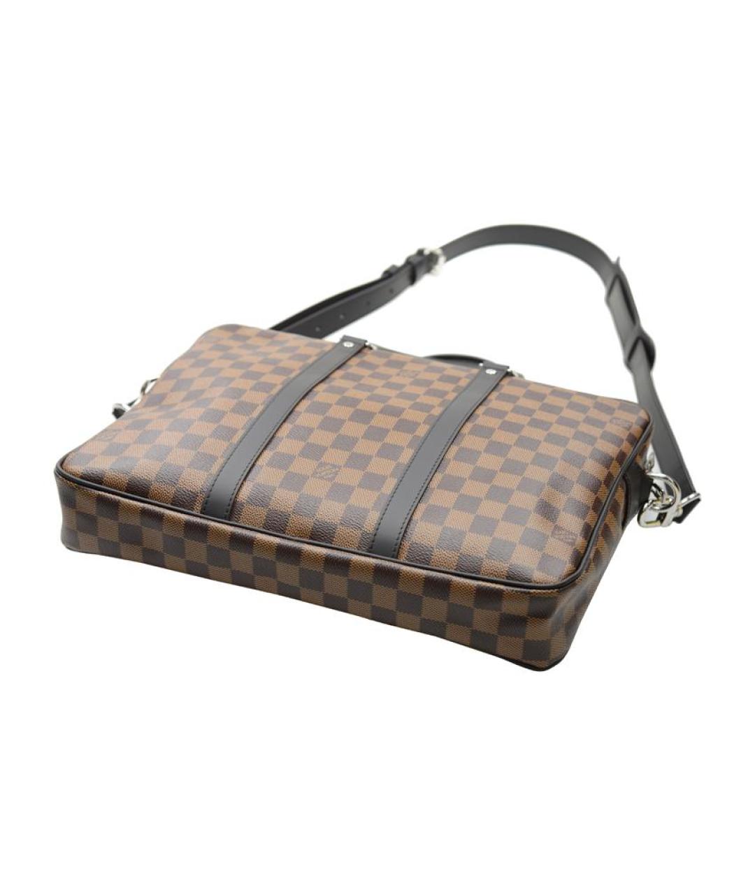 LOUIS VUITTON Коричневый портфель, фото 3