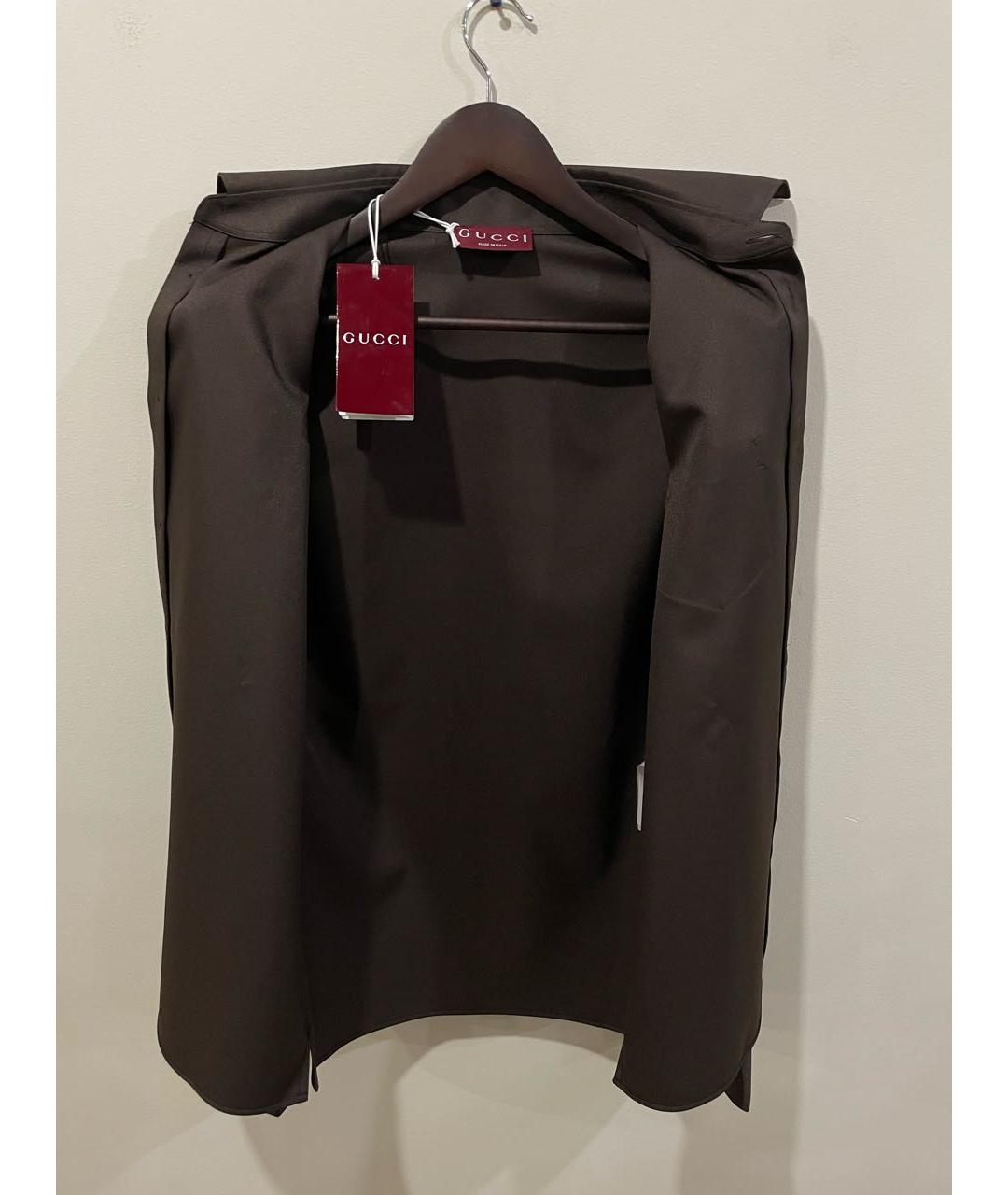 GUCCI Коричневая кэжуал рубашка, фото 3