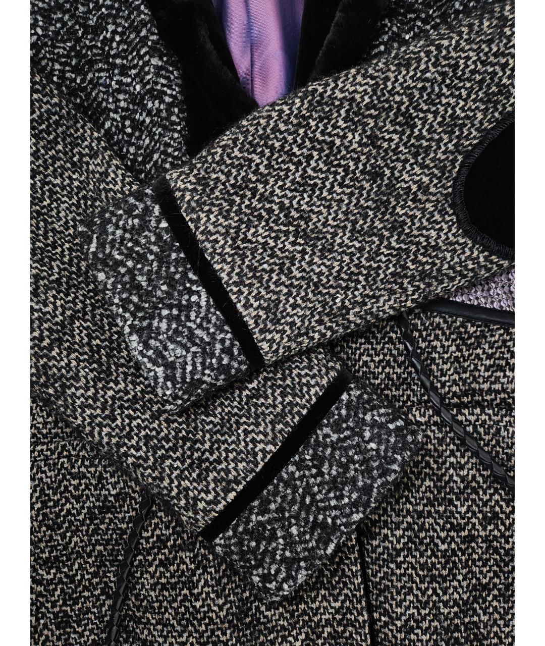 ETRO Серое шерстяное пальто, фото 5