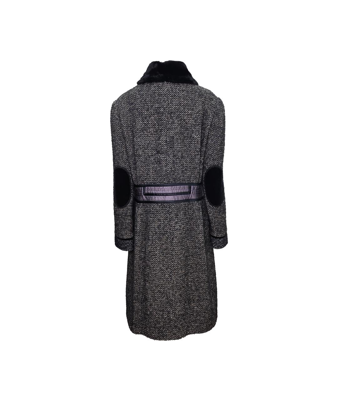 ETRO Серое шерстяное пальто, фото 2