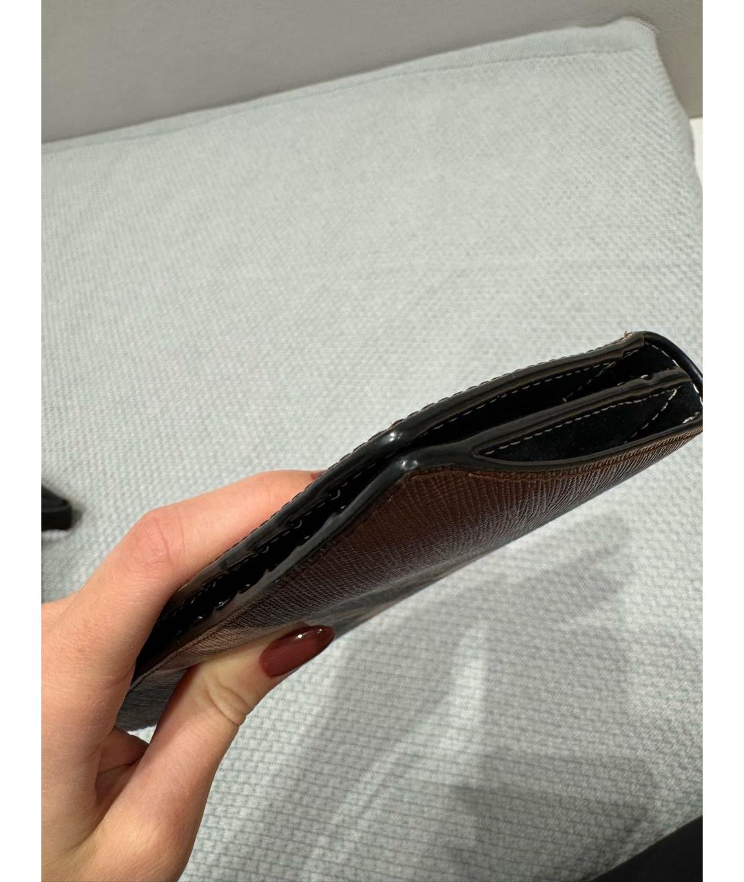 BURBERRY Бежевый кожаный кошелек, фото 7