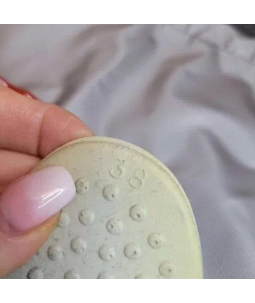 PRADA Бежевые замшевые кеды, фото 7