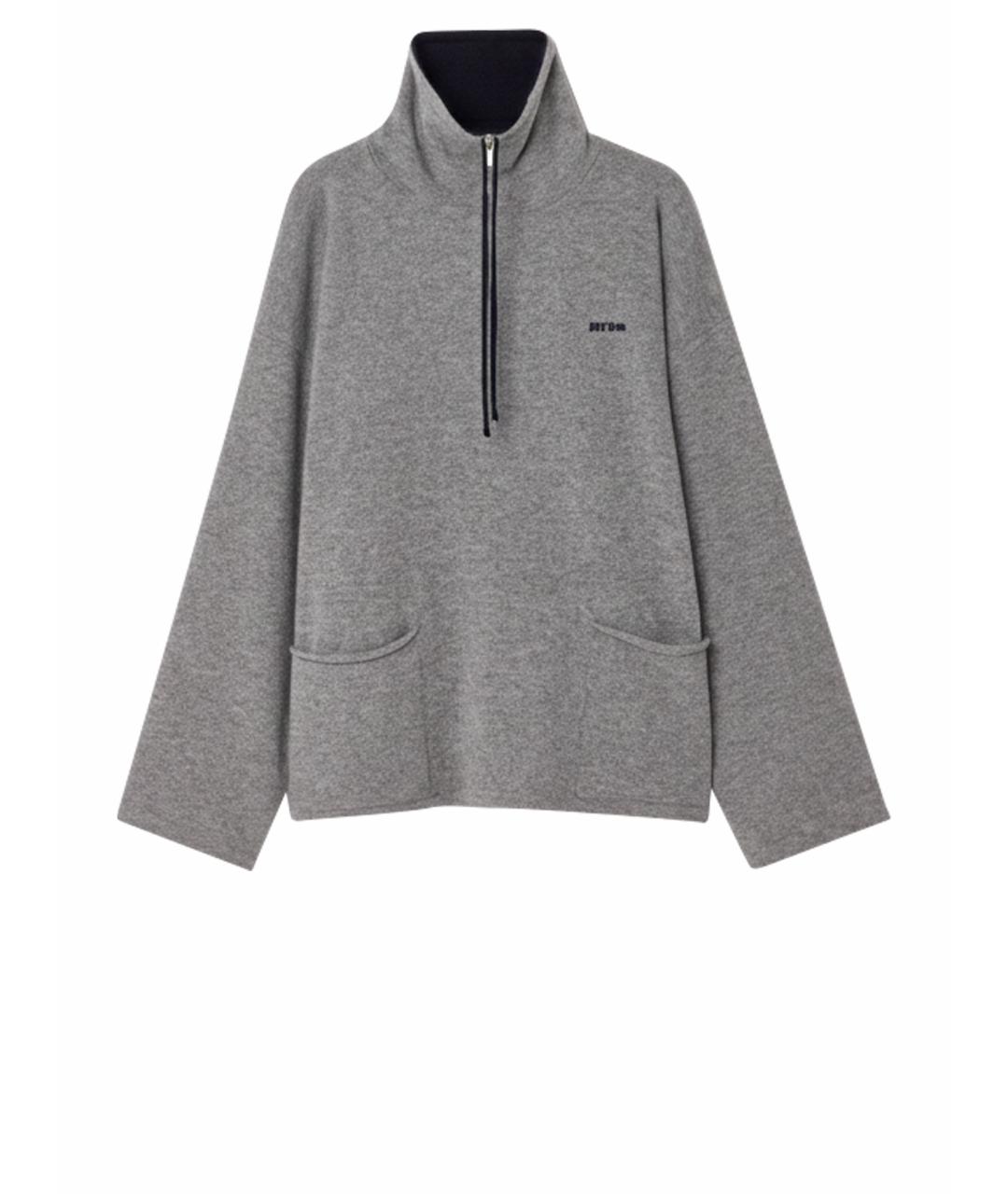 MIU MIU Серый кашемировый джемпер / свитер, фото 1