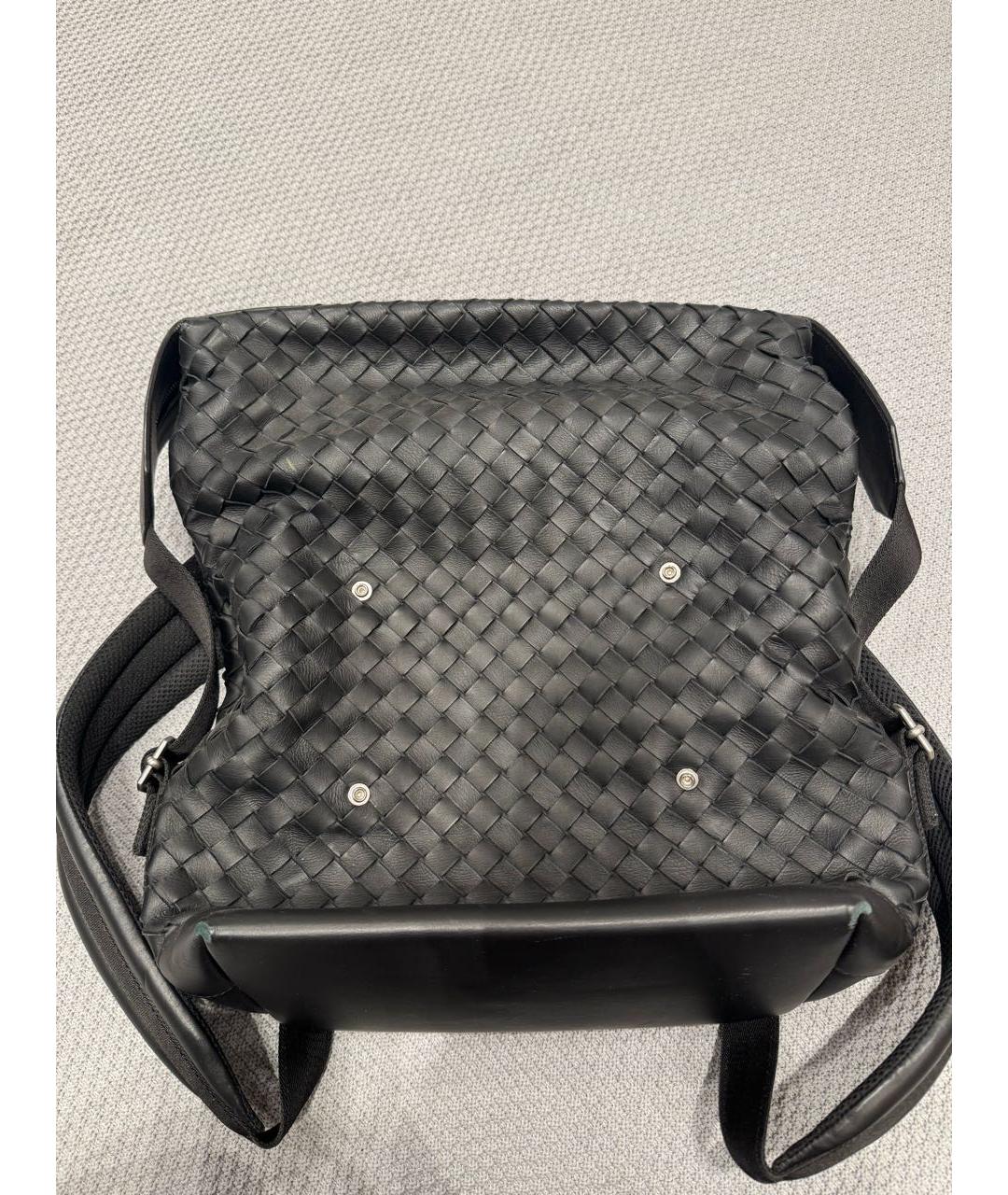 BOTTEGA VENETA Черный кожаный рюкзак, фото 2