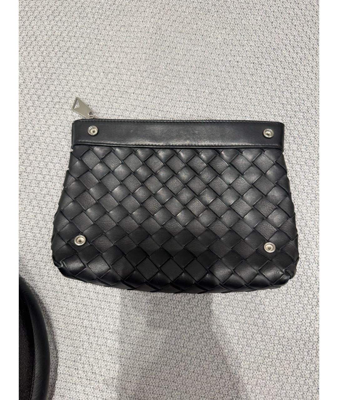 BOTTEGA VENETA Черный кожаный рюкзак, фото 7