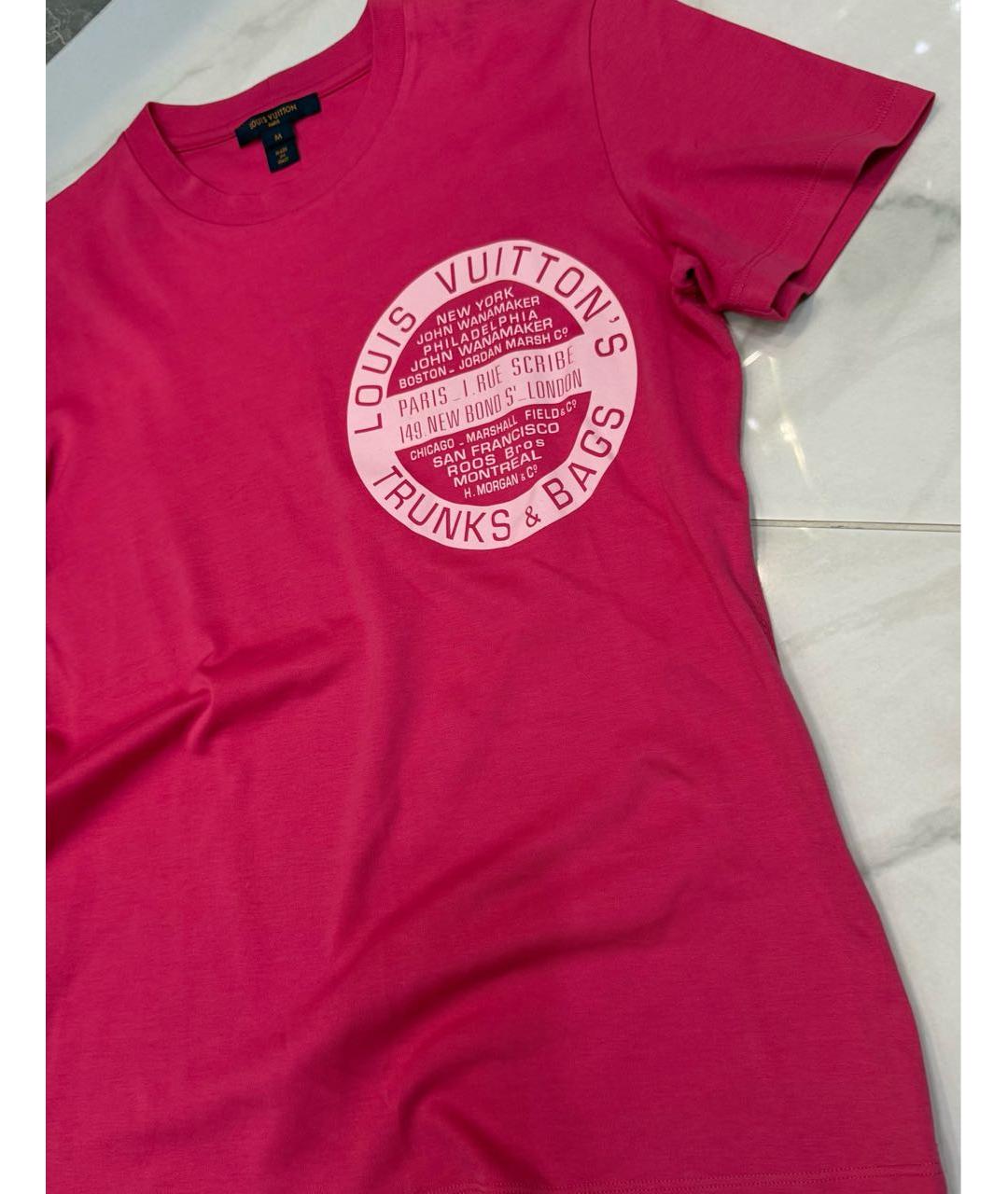 LOUIS VUITTON Хлопковая футболка, фото 2