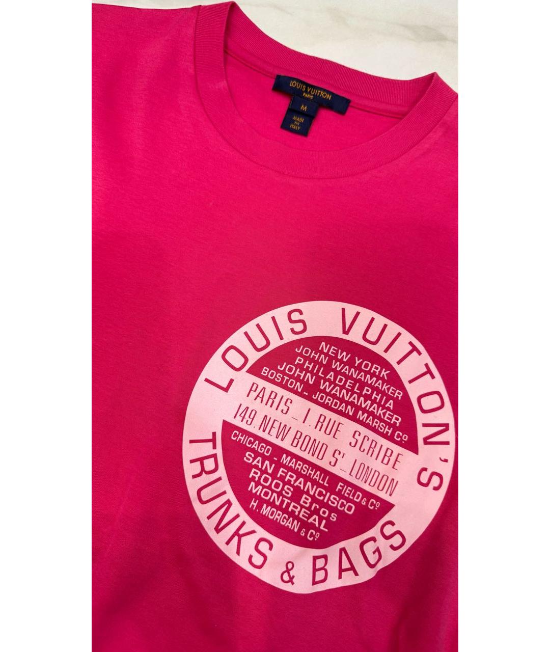 LOUIS VUITTON Хлопковая футболка, фото 3