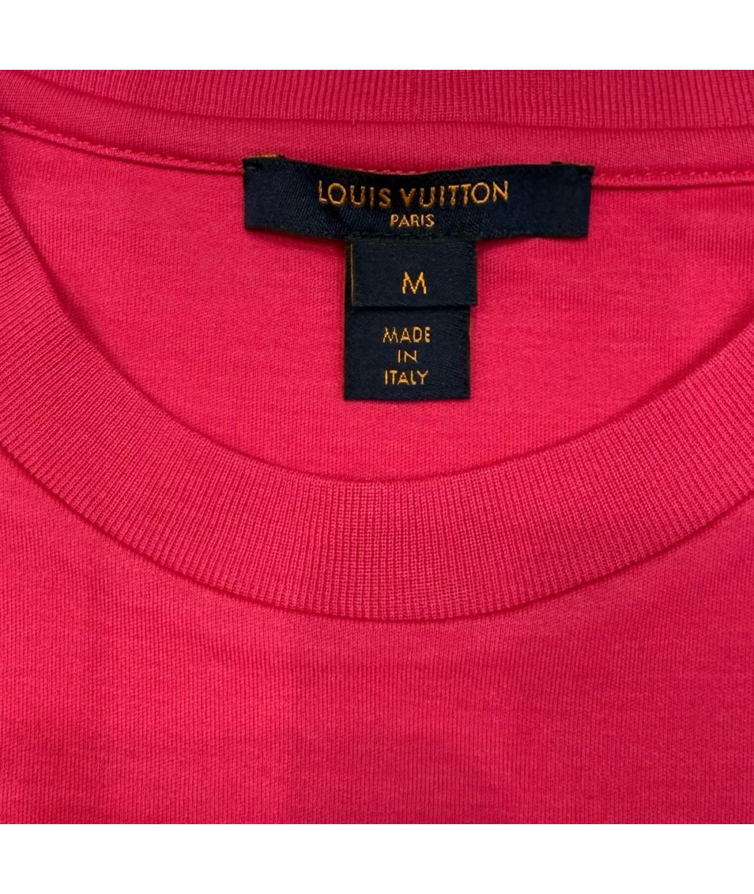 LOUIS VUITTON Хлопковая футболка, фото 6