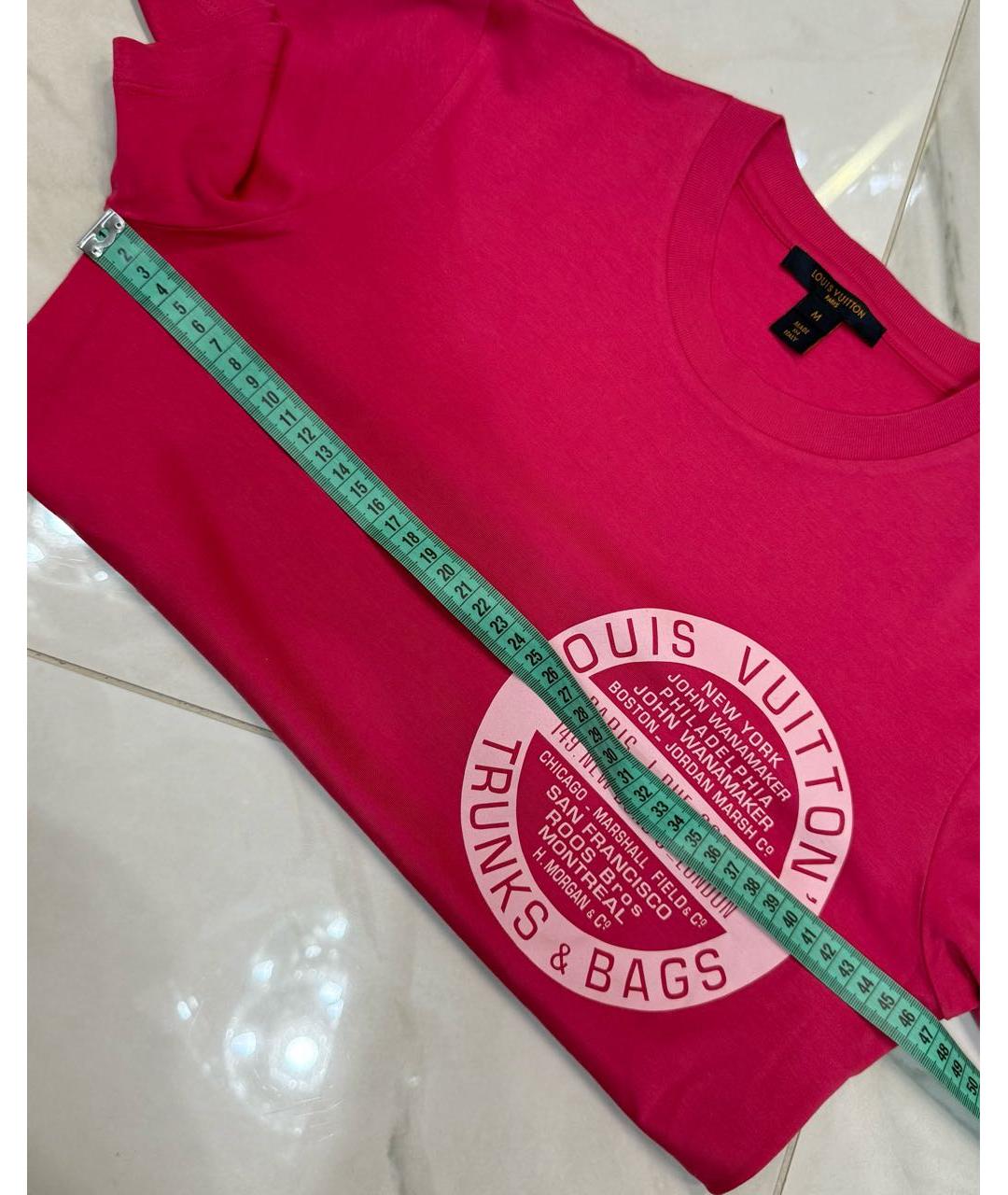 LOUIS VUITTON Хлопковая футболка, фото 7