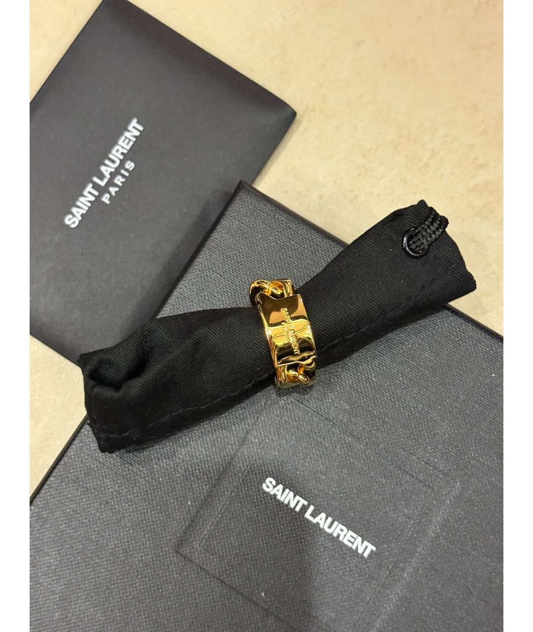 SAINT LAURENT Золотое кольцо, фото 6