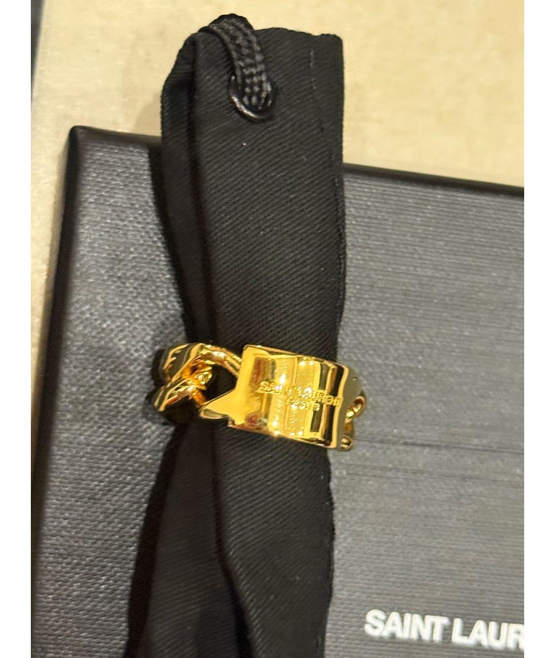 SAINT LAURENT Золотое кольцо, фото 3