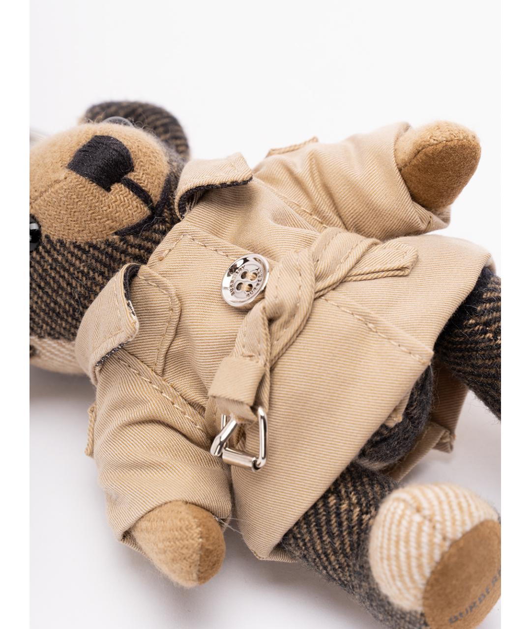 BURBERRY Бежевый брелок, фото 4