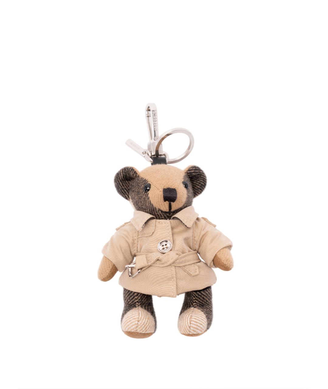 BURBERRY Бежевый брелок, фото 1