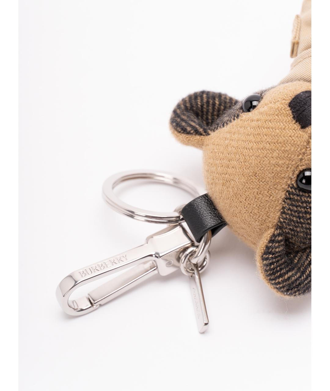 BURBERRY Бежевый брелок, фото 5