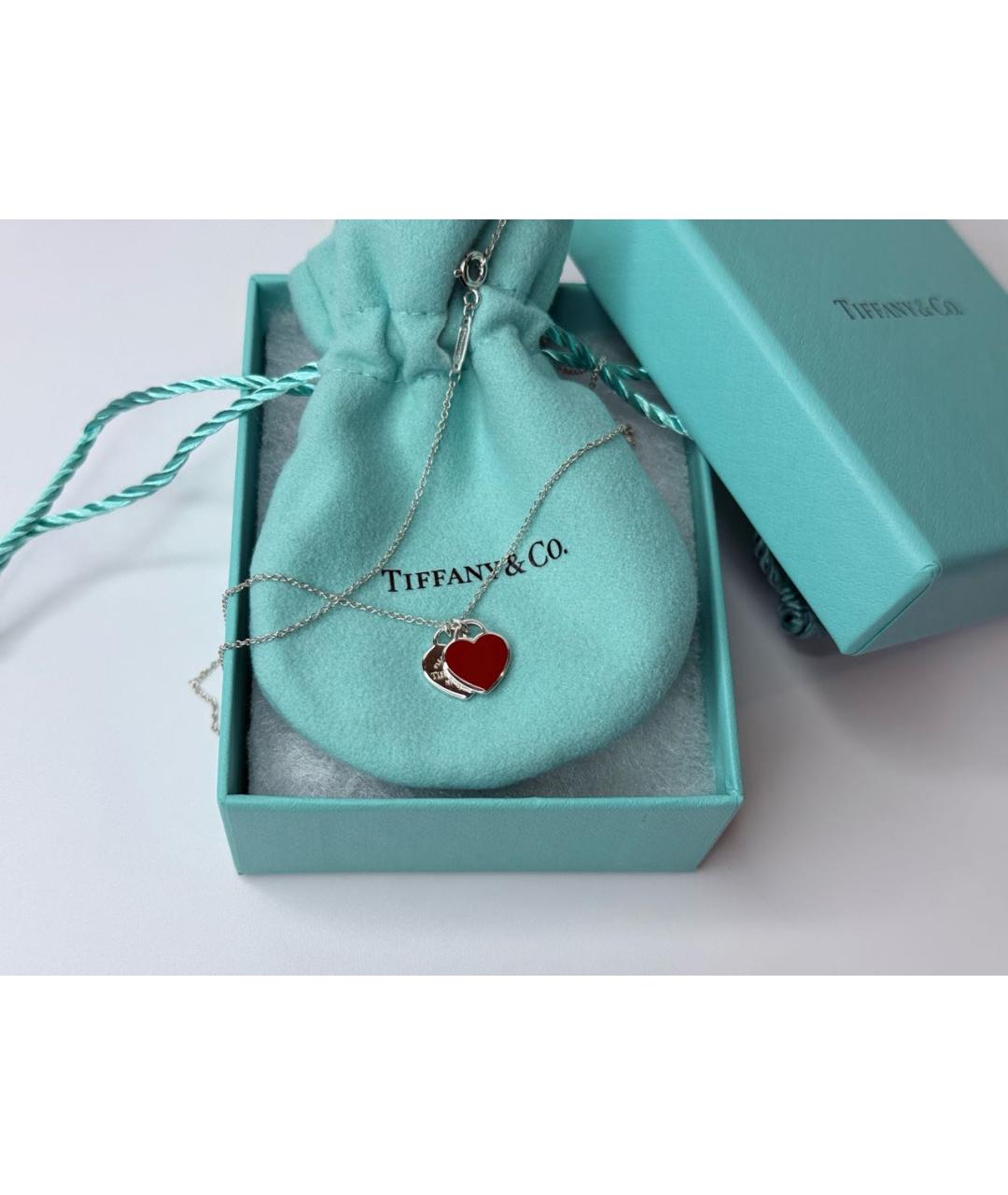 TIFFANY&CO Красное серебряное колье, фото 3