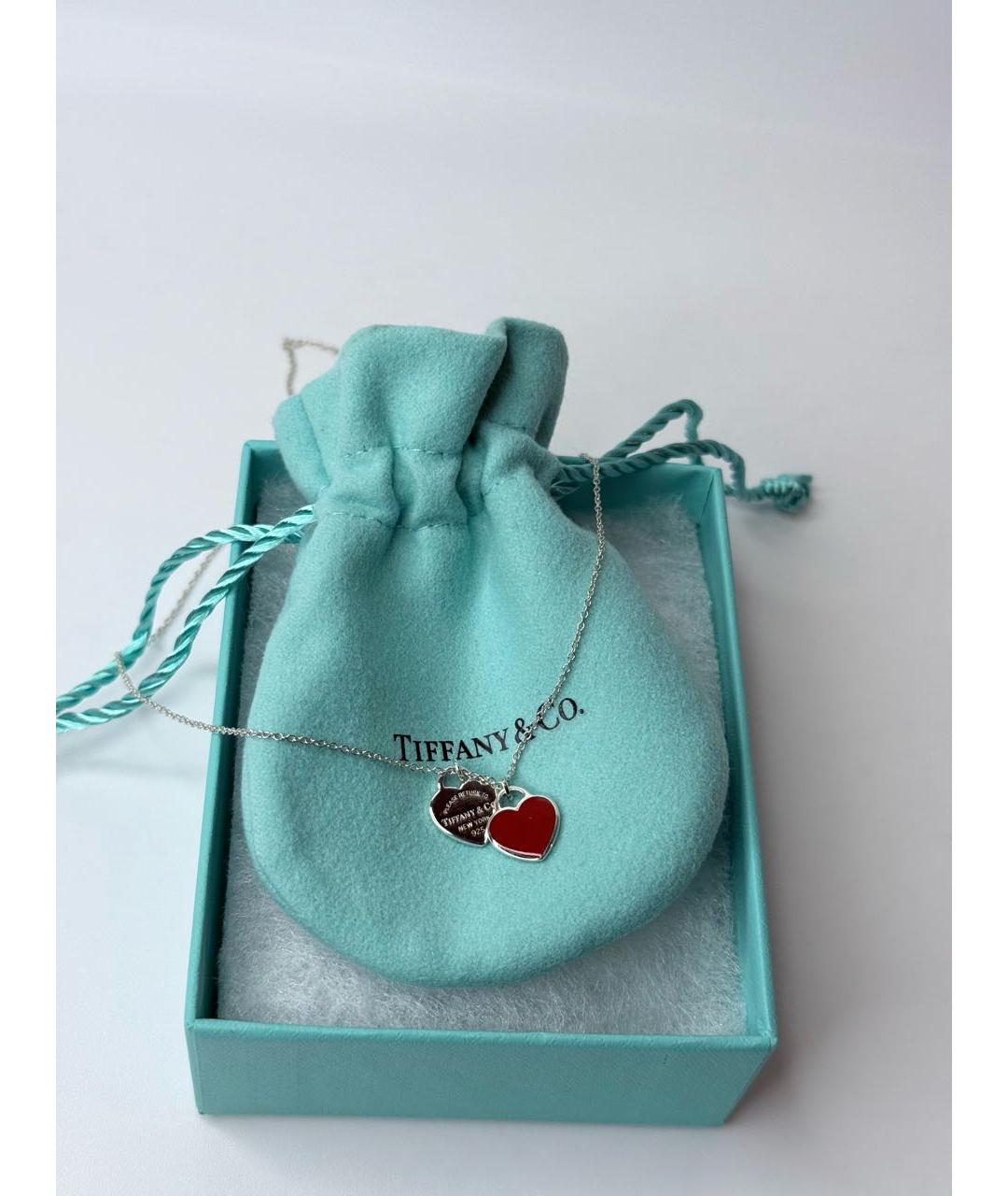 TIFFANY&CO Красное серебряное колье, фото 4