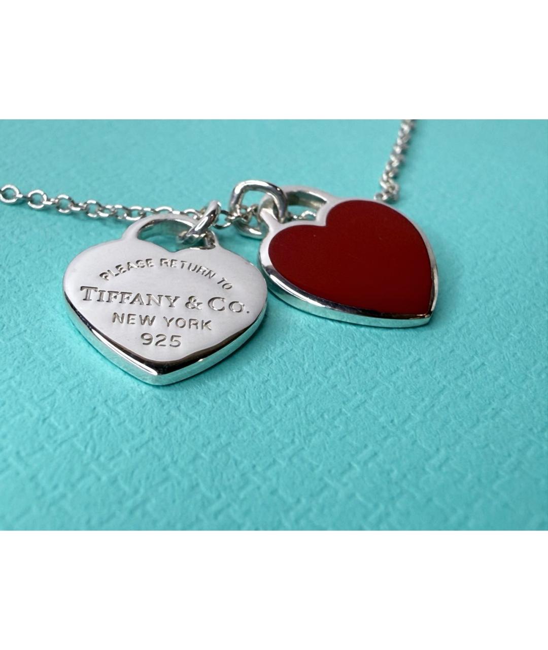 TIFFANY&CO Красное серебряное колье, фото 2