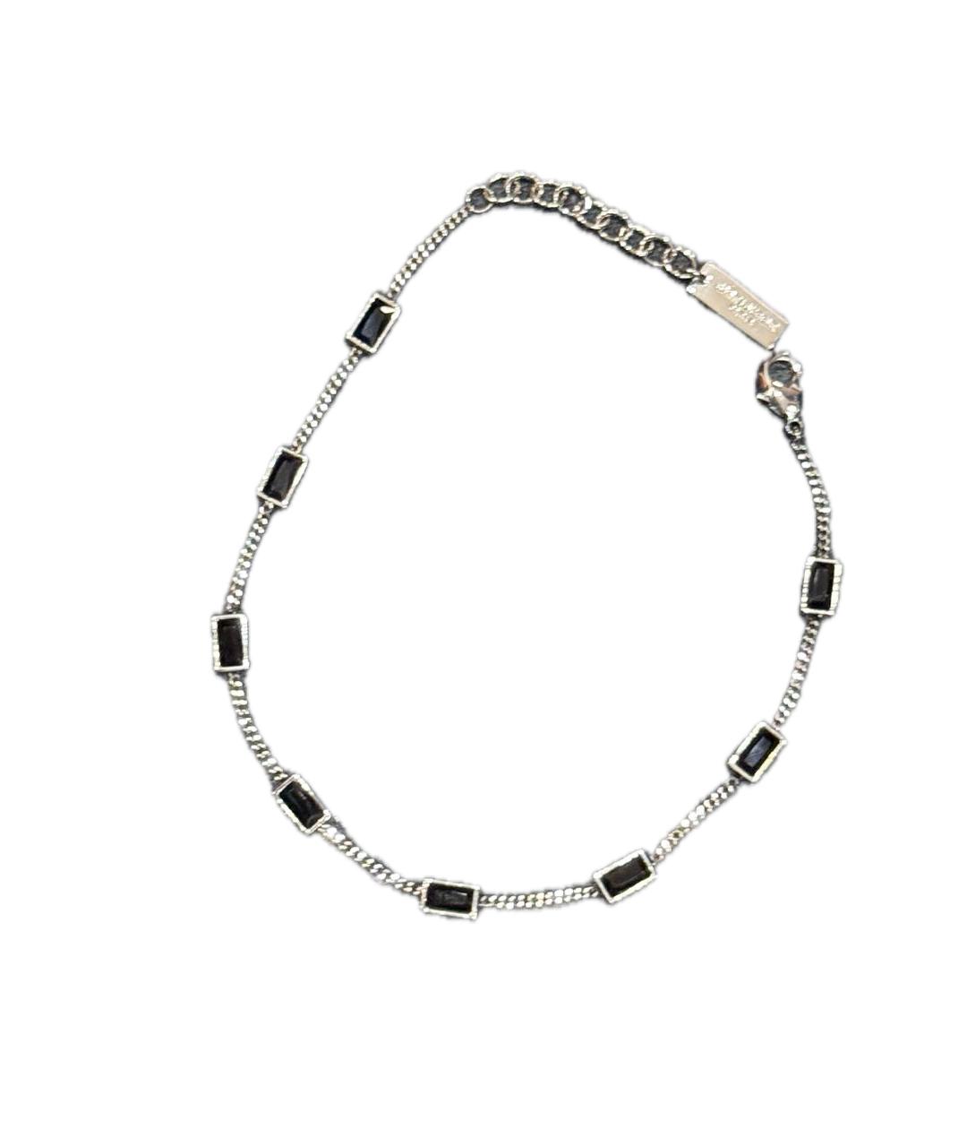 SAINT LAURENT Серебрянный металлический браслет, фото 1