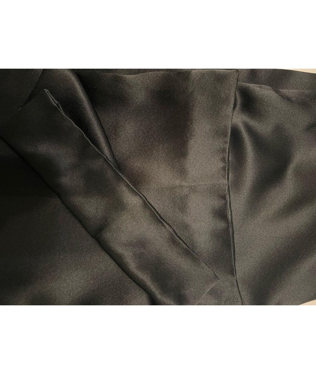 CHANEL Черные шелковые брюки широкие, фото 2