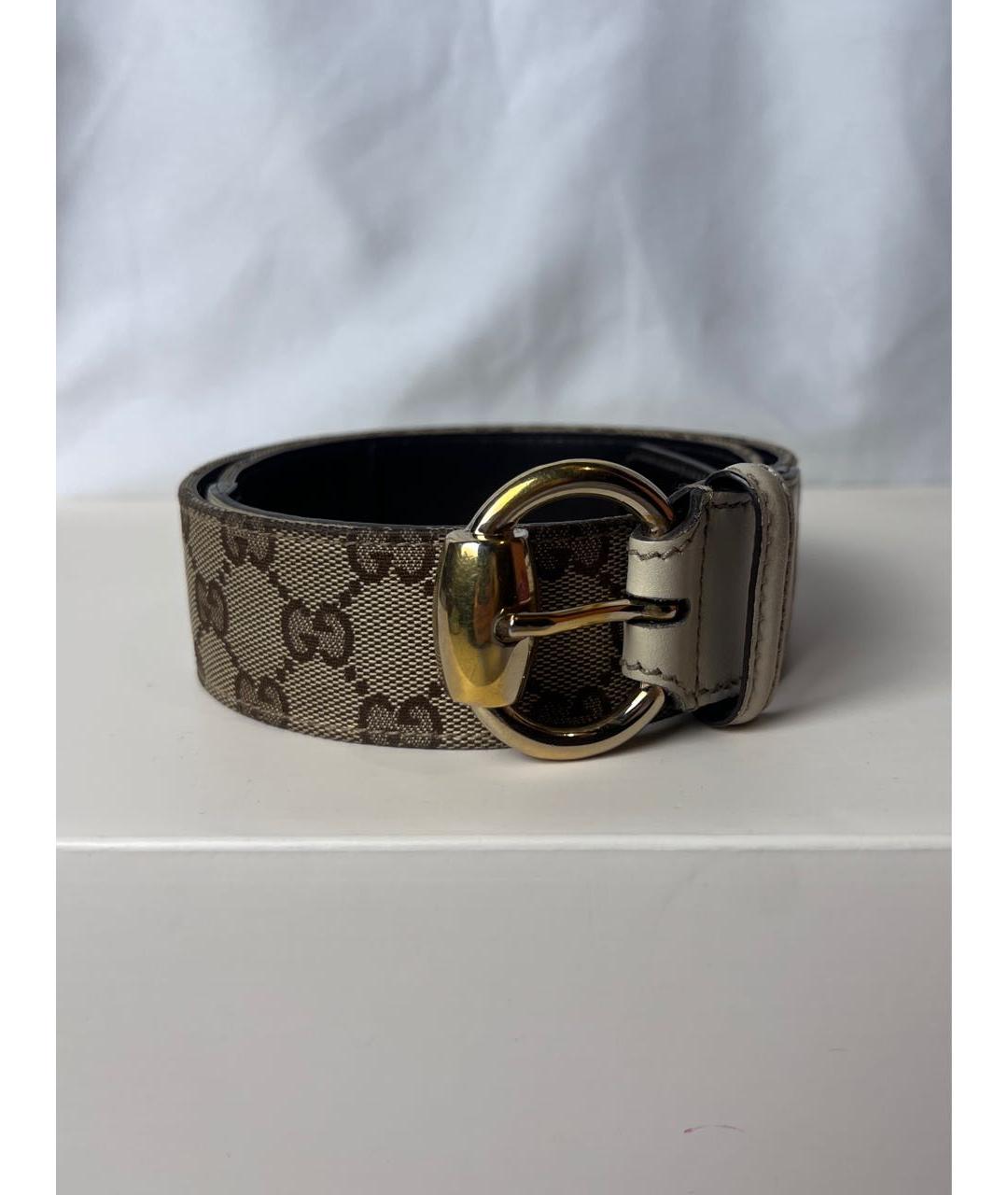 GUCCI Коричневый кожаный ремень, фото 4