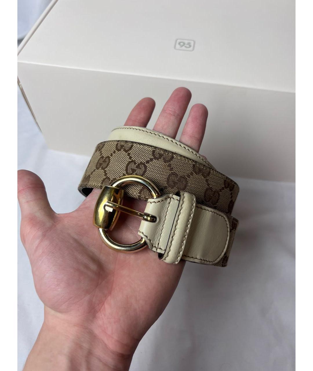 GUCCI Коричневый кожаный ремень, фото 2