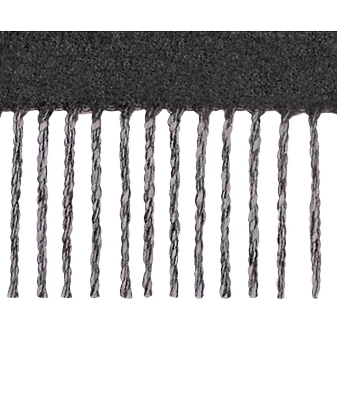 LOUIS VUITTON Серый шерстяной шарф, фото 5