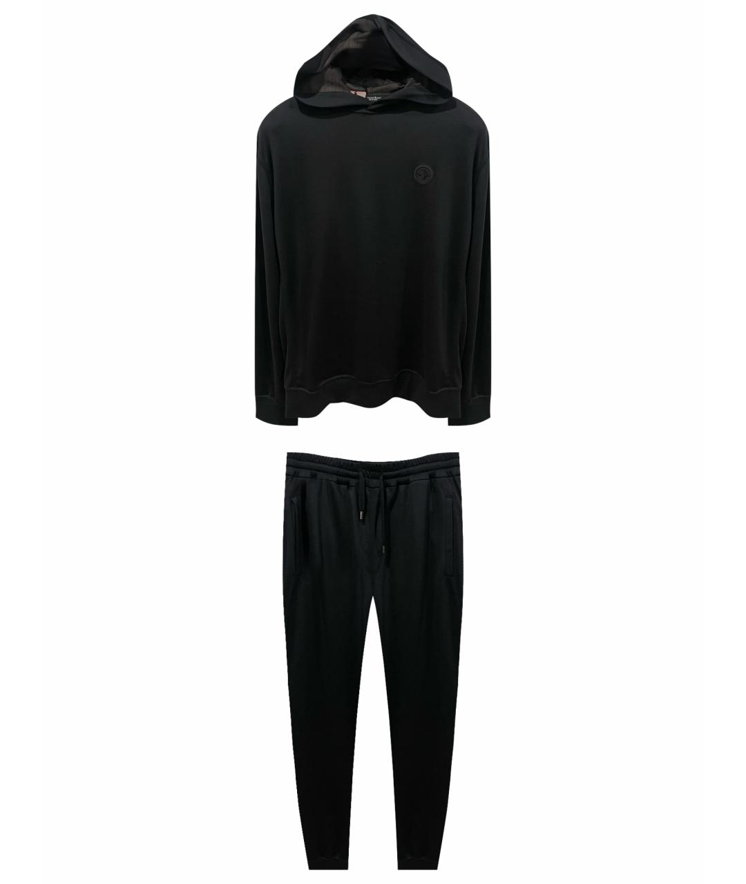 STEFANO RICCI Черный шерстяной спортивный костюм, фото 1