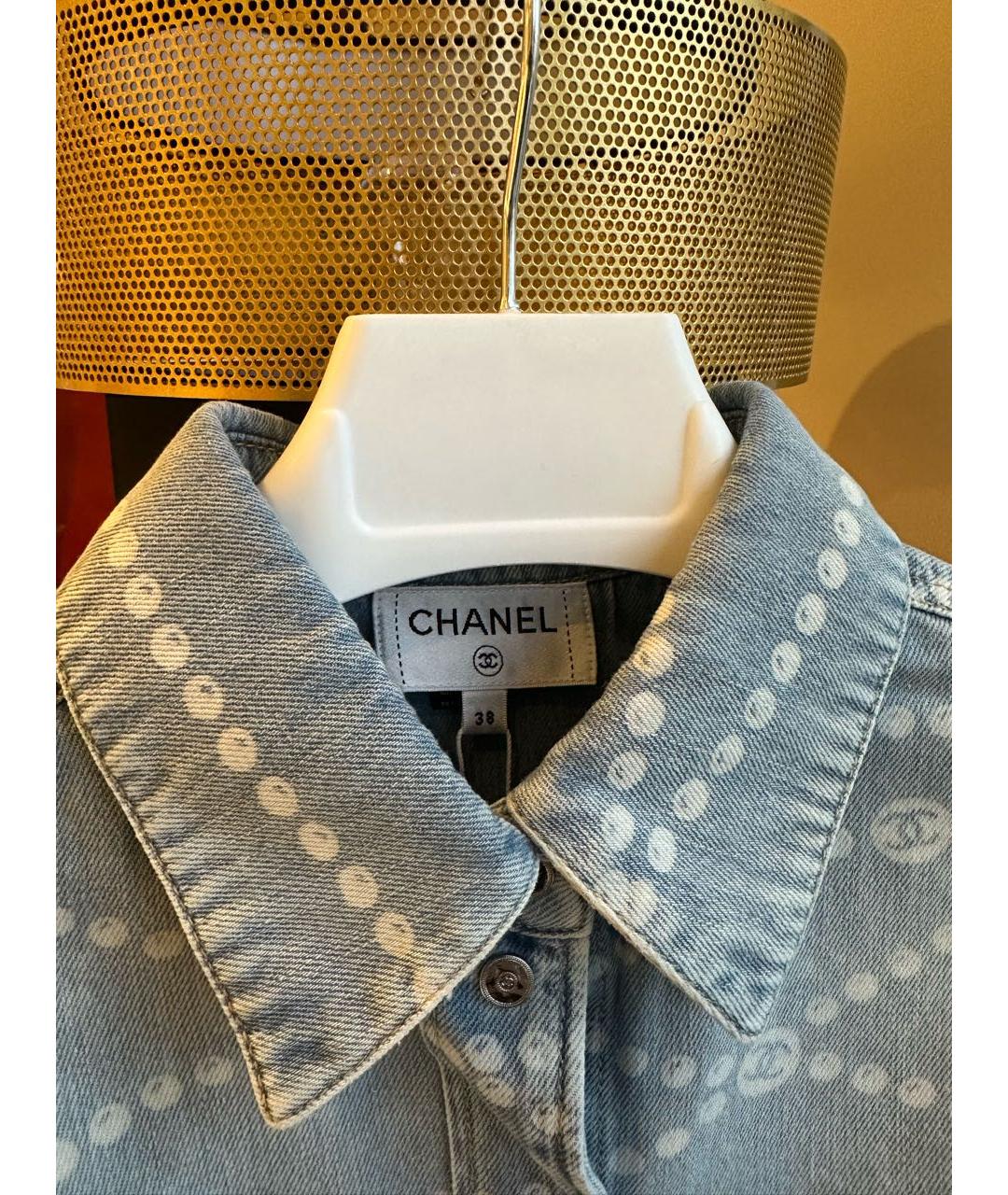 CHANEL Голубая рубашка, фото 4