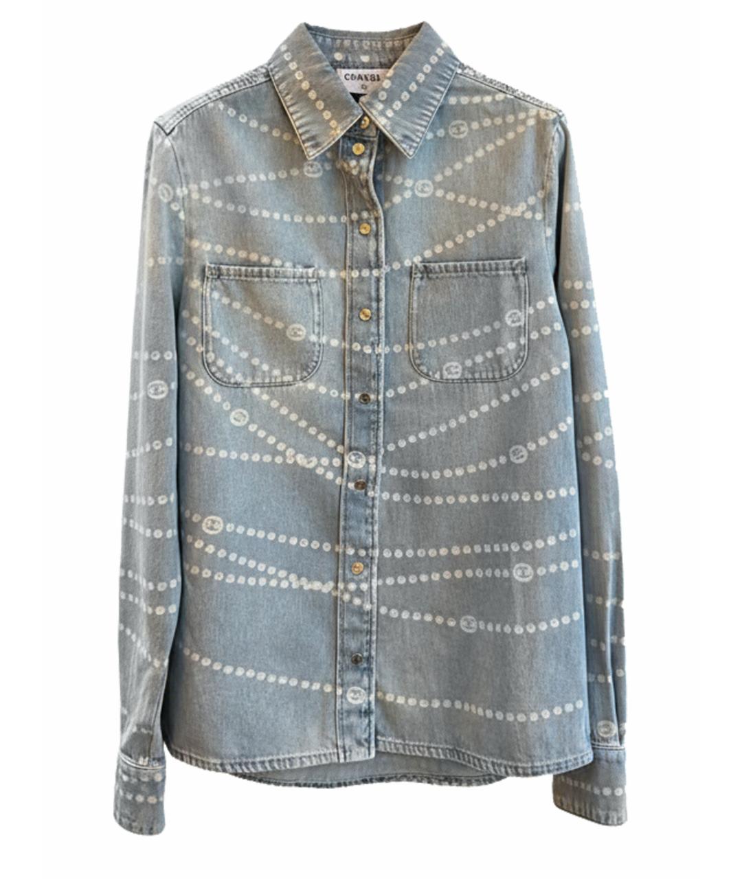 CHANEL Голубая рубашка, фото 1