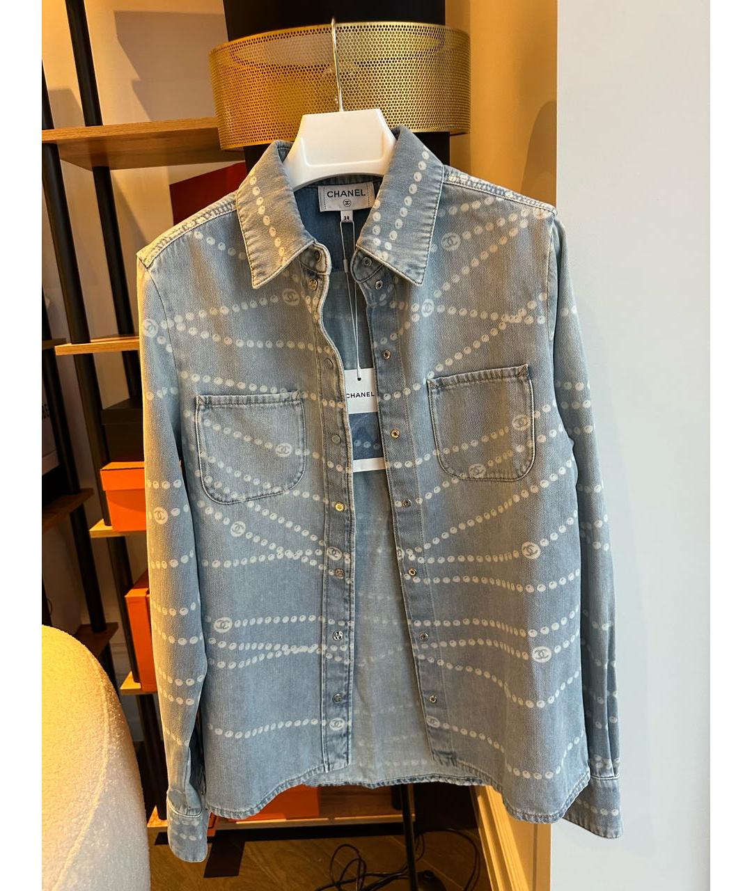 CHANEL Голубая рубашка, фото 3