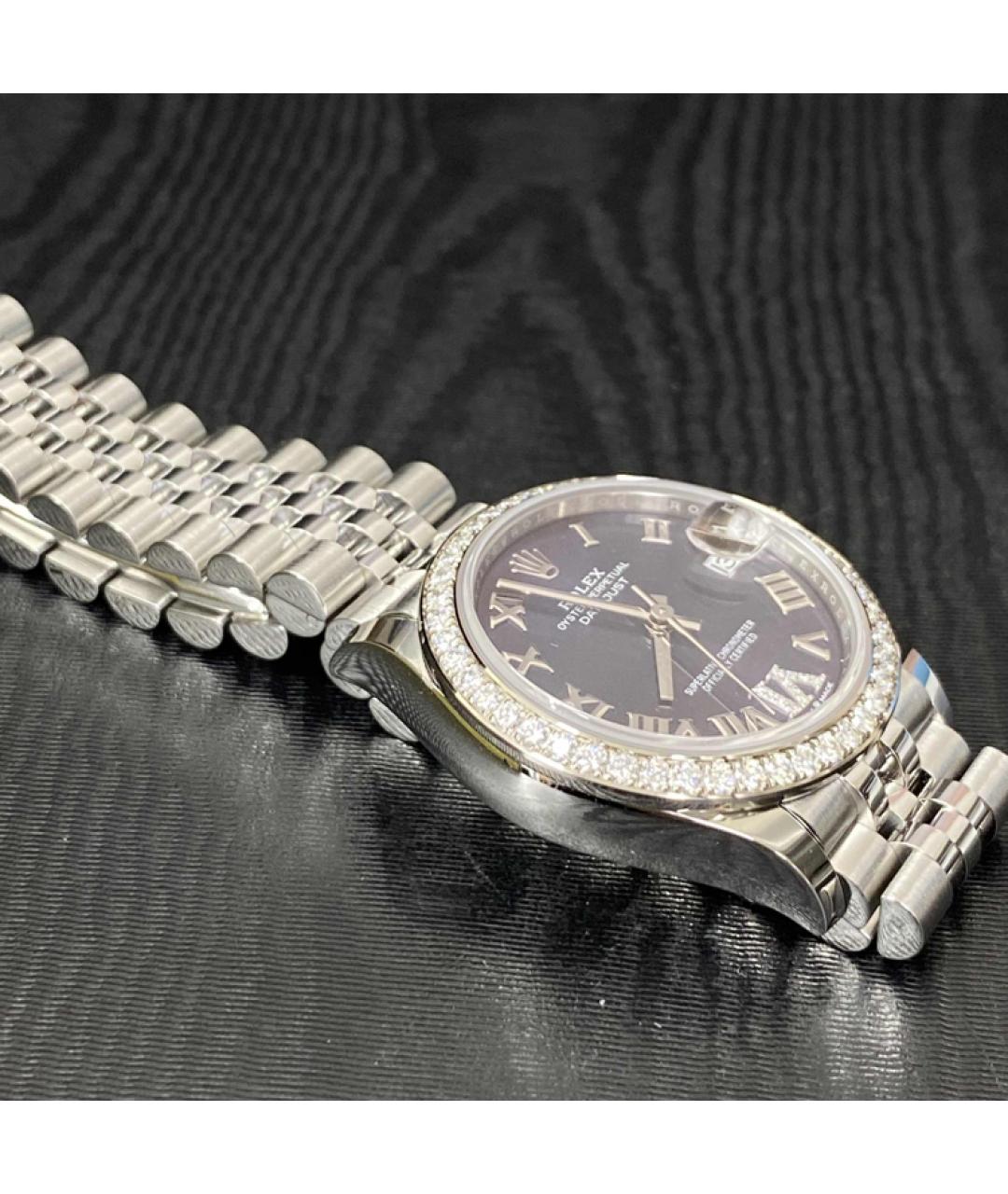 ROLEX Серебряные часы из белого золота, фото 4