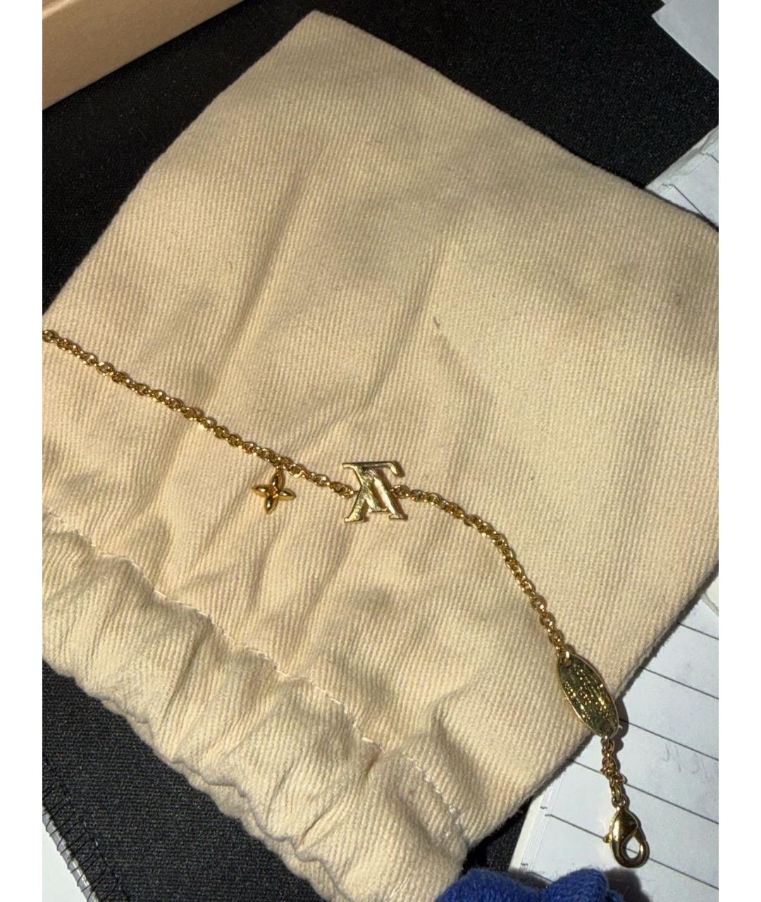 LOUIS VUITTON Золотой позолоченный браслет, фото 3