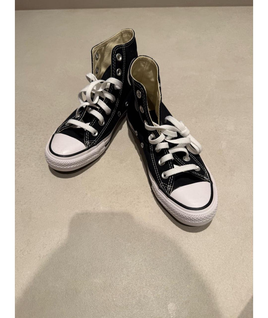 CONVERSE Черные кеды, фото 4