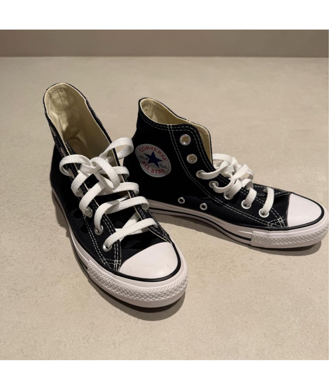 CONVERSE Черные кеды, фото 5