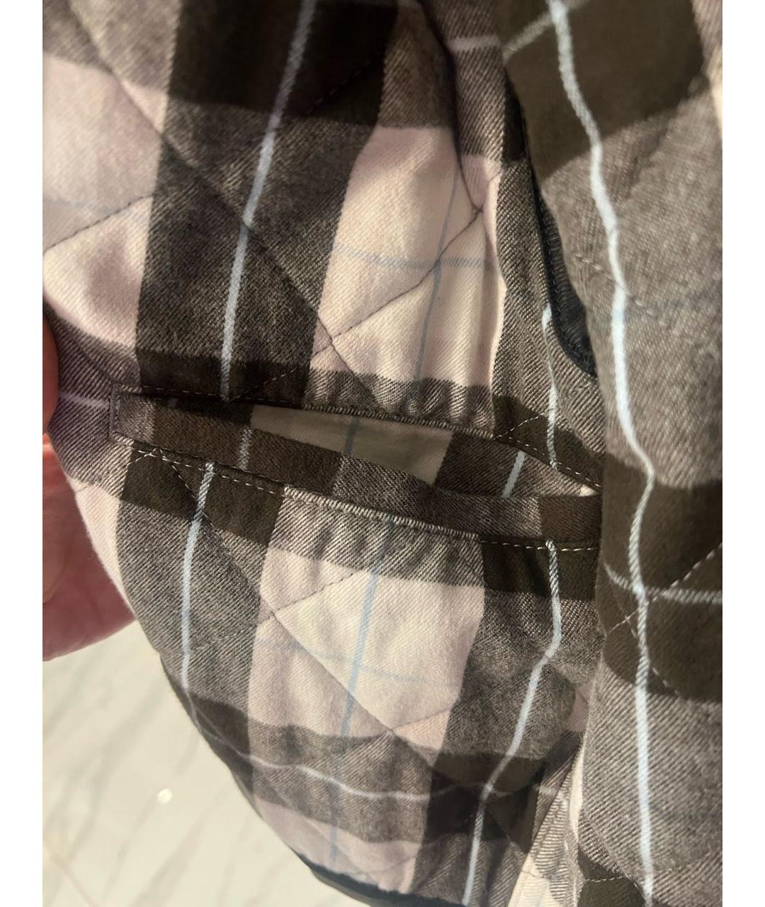 LOEWE Хаки твидовая куртка, фото 6