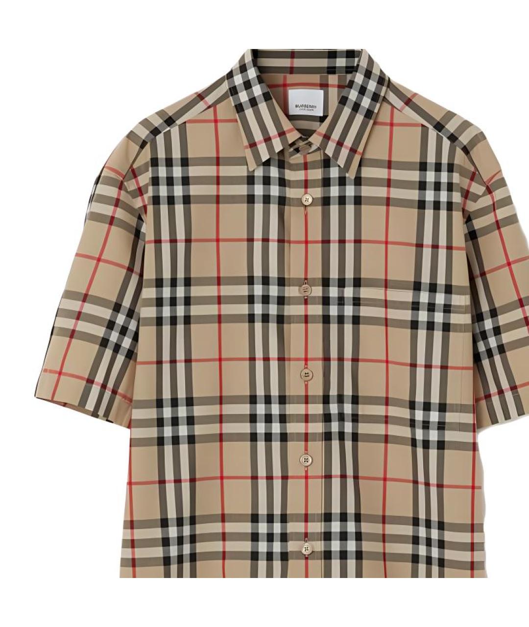 BURBERRY Мульти хлопковая кэжуал рубашка, фото 2