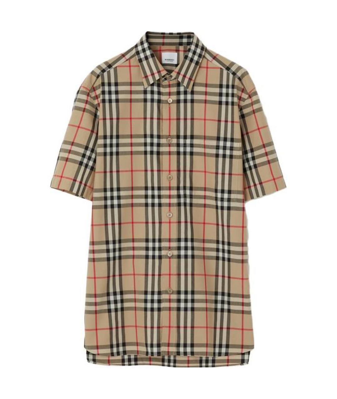 BURBERRY Мульти хлопковая кэжуал рубашка, фото 1