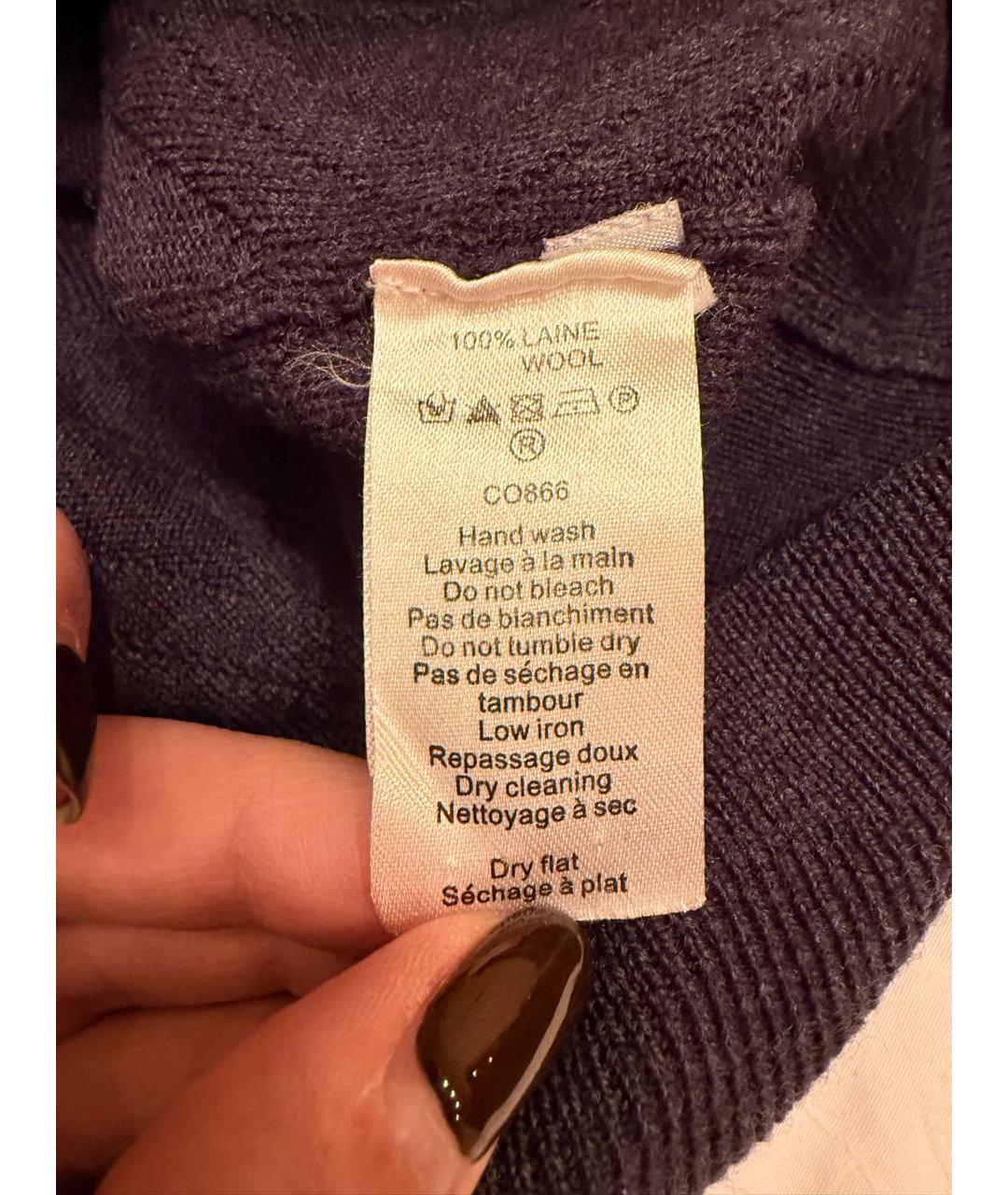 NINA RICCI Антрацитовый шерстяной джемпер / свитер, фото 5
