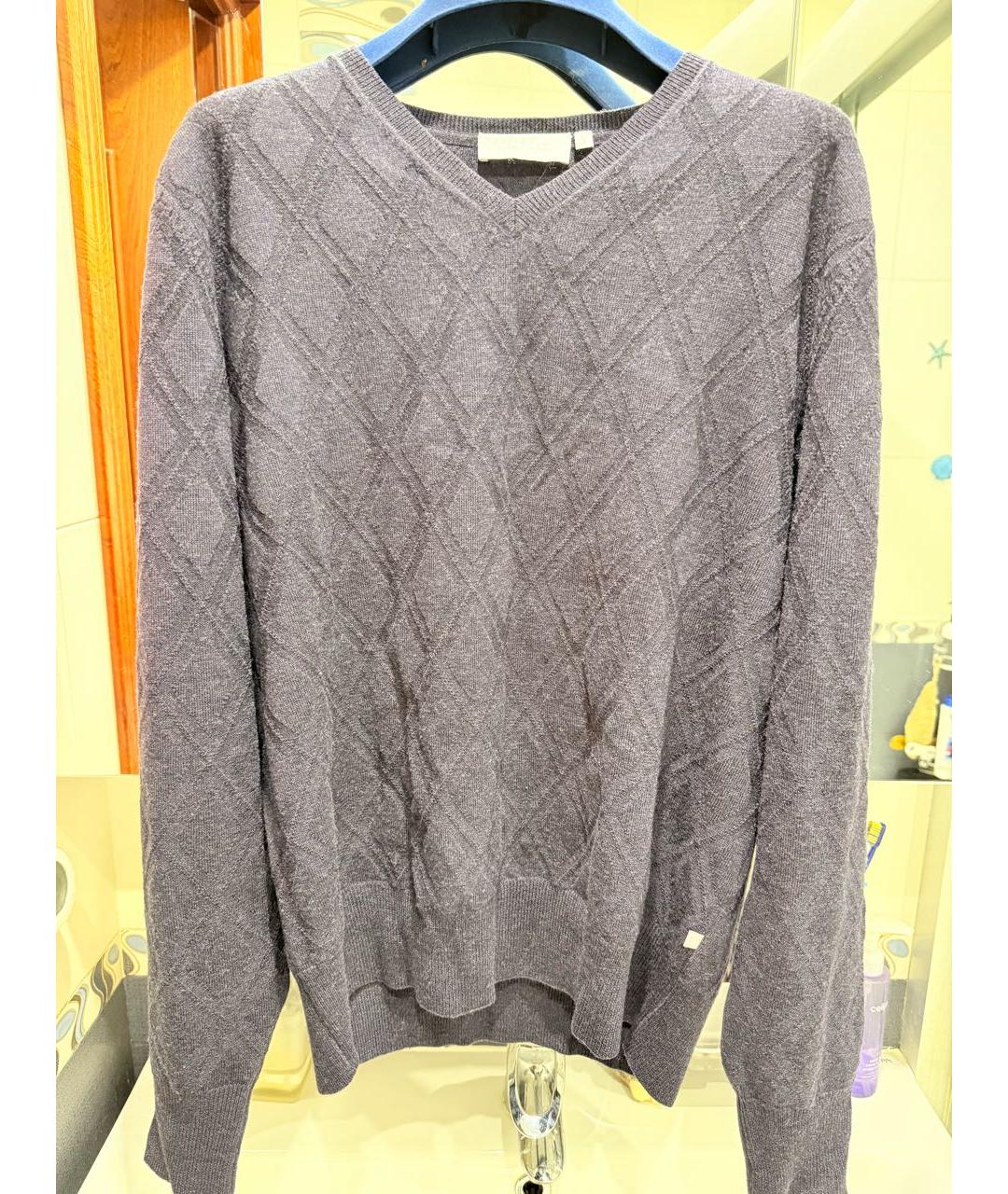 NINA RICCI Антрацитовый шерстяной джемпер / свитер, фото 6