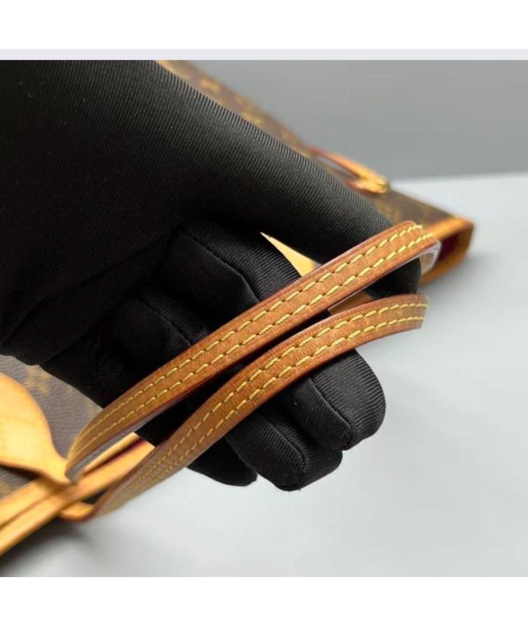 LOUIS VUITTON Коричневая сумка тоут, фото 4