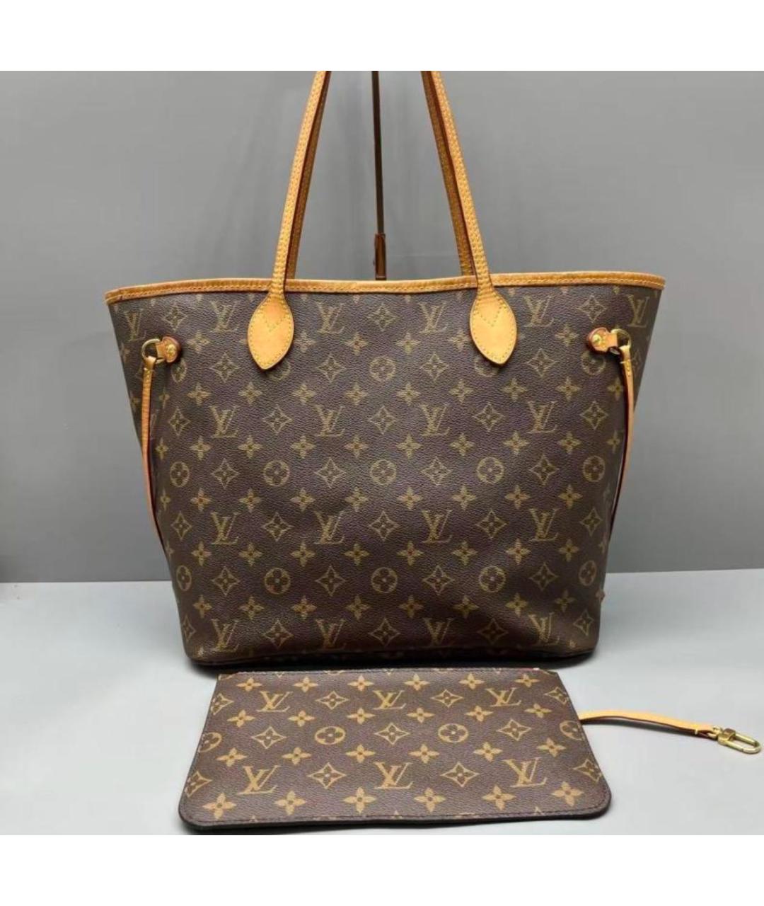 LOUIS VUITTON Коричневая сумка тоут, фото 2