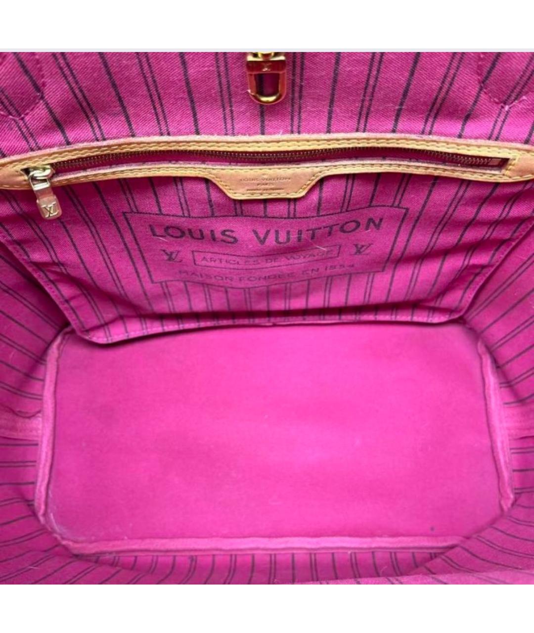 LOUIS VUITTON Коричневая сумка тоут, фото 3