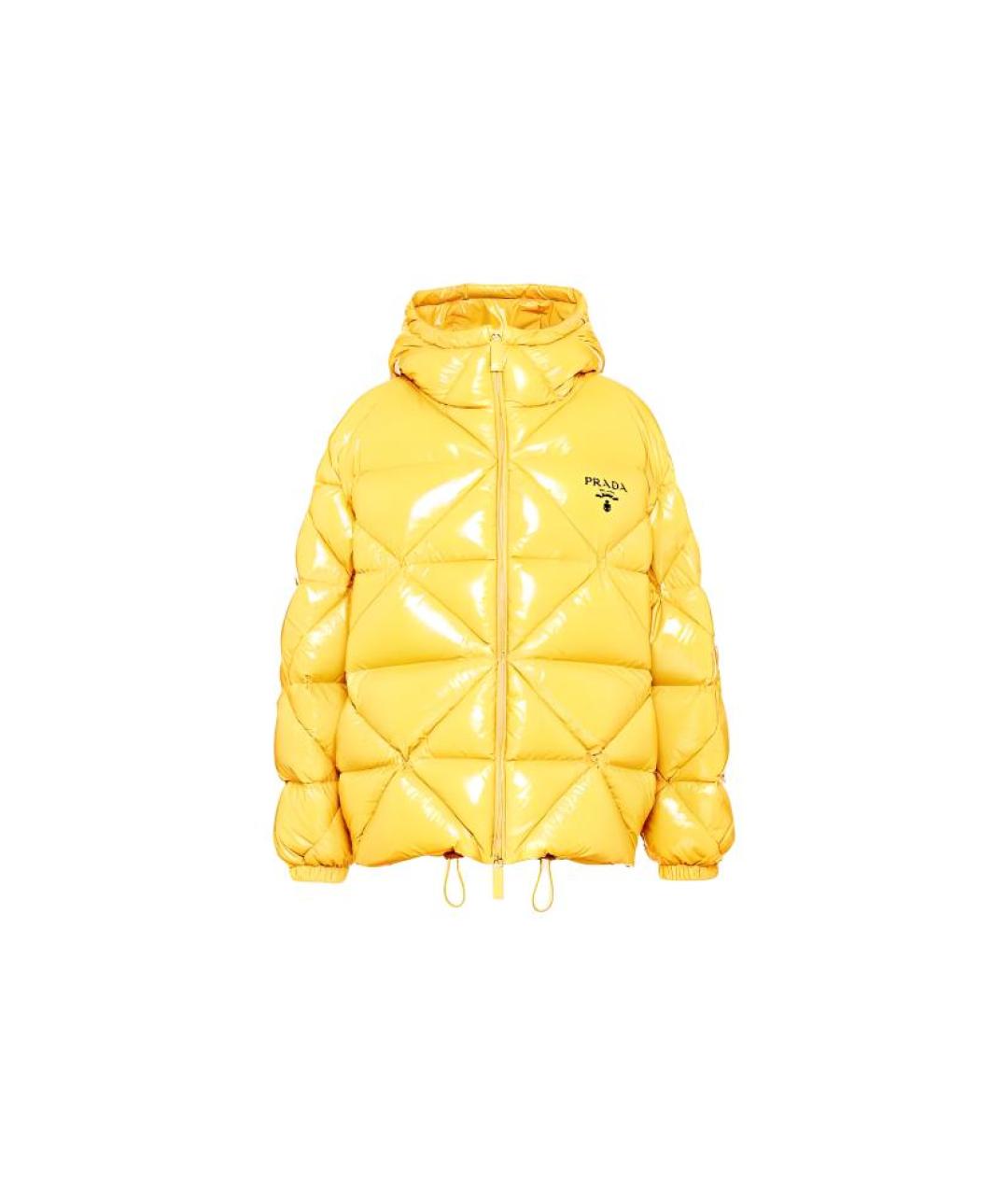 PRADA Желтый пуховик, фото 7