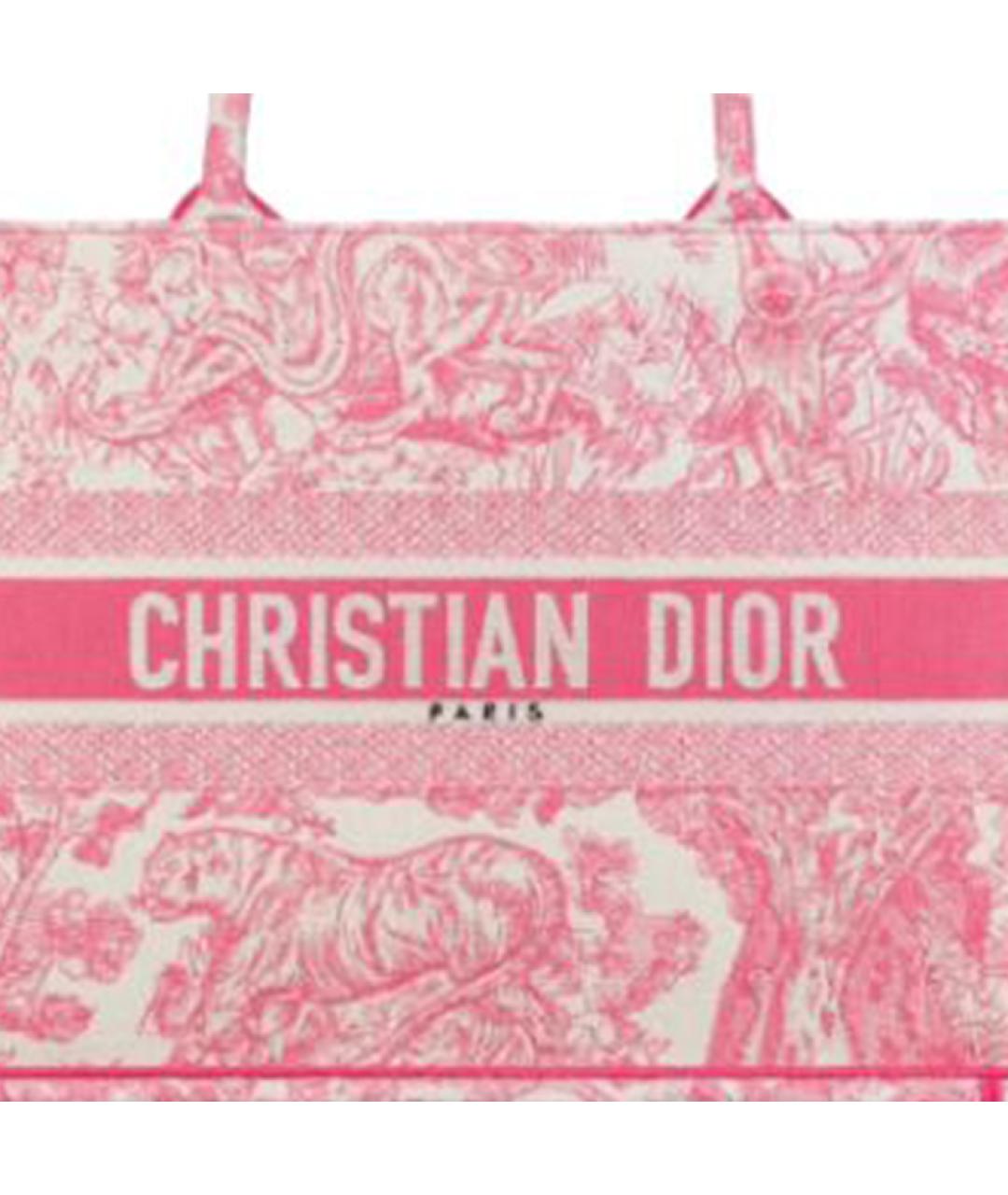 CHRISTIAN DIOR Розовая сумка через плечо, фото 4