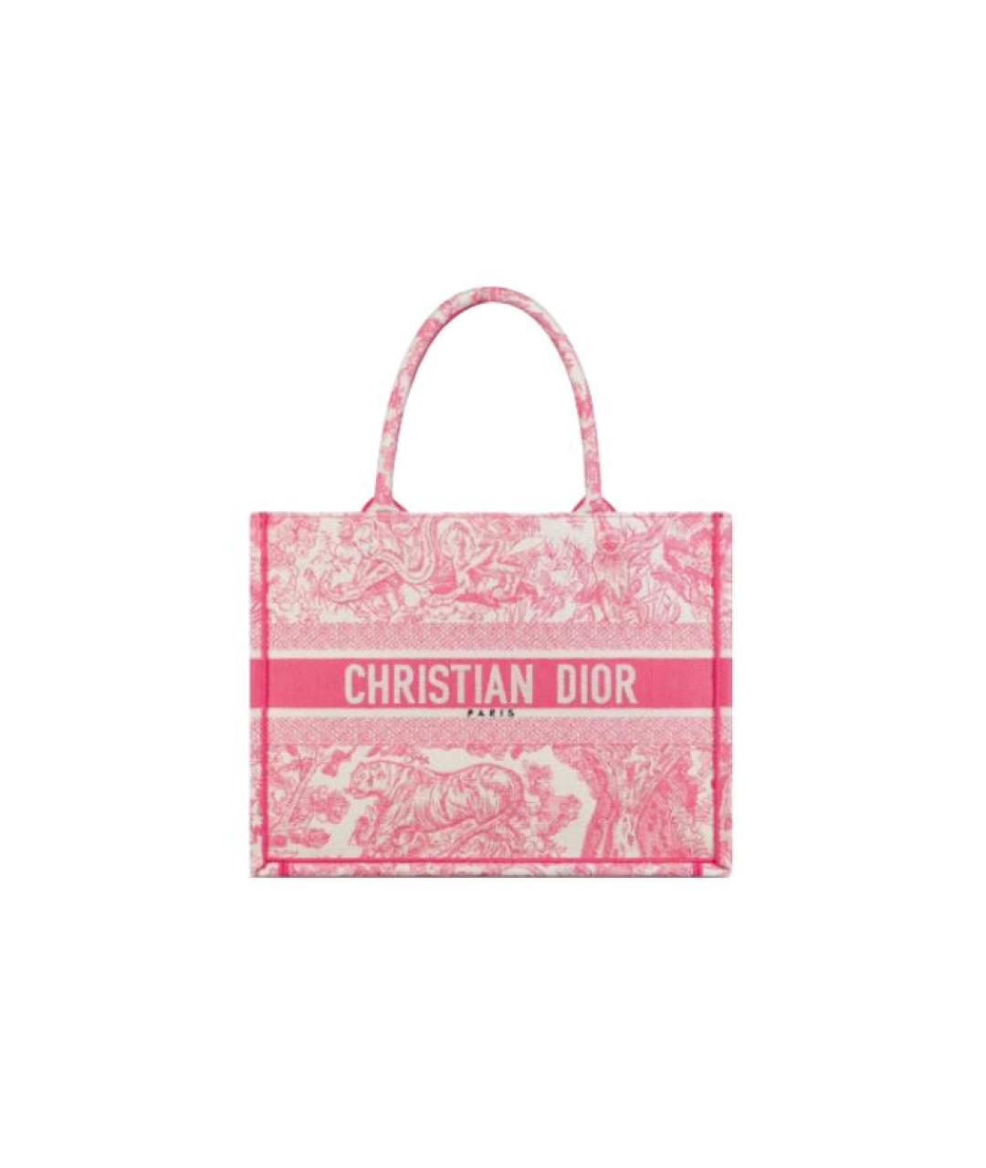 CHRISTIAN DIOR Розовая сумка через плечо, фото 5