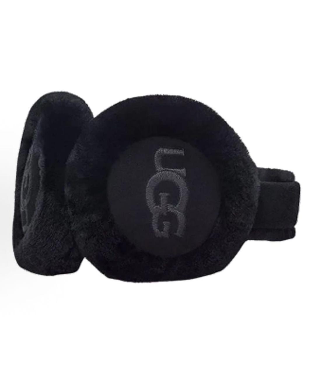 UGG AUSTRALIA Черные шерстяные наушники, фото 5