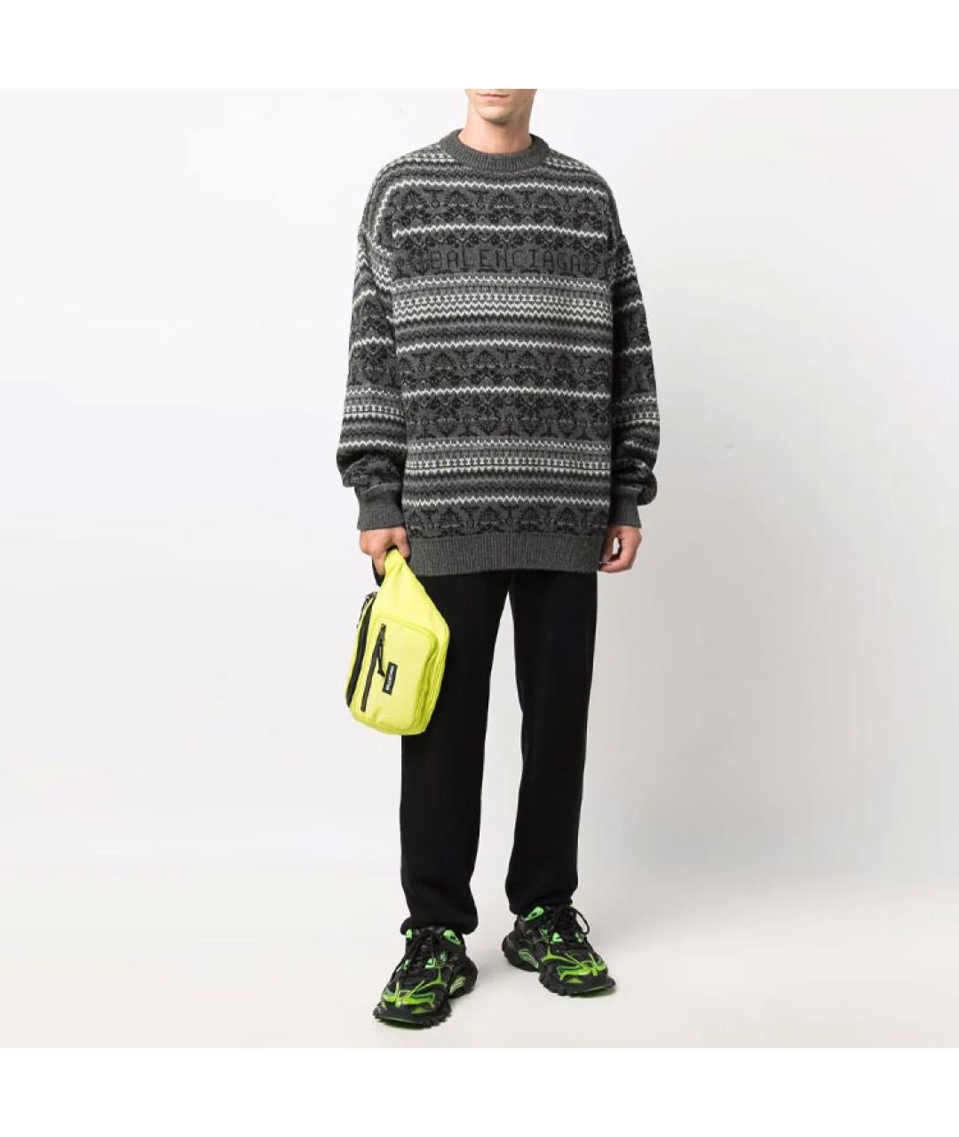 BALENCIAGA Серый джемпер / свитер, фото 3