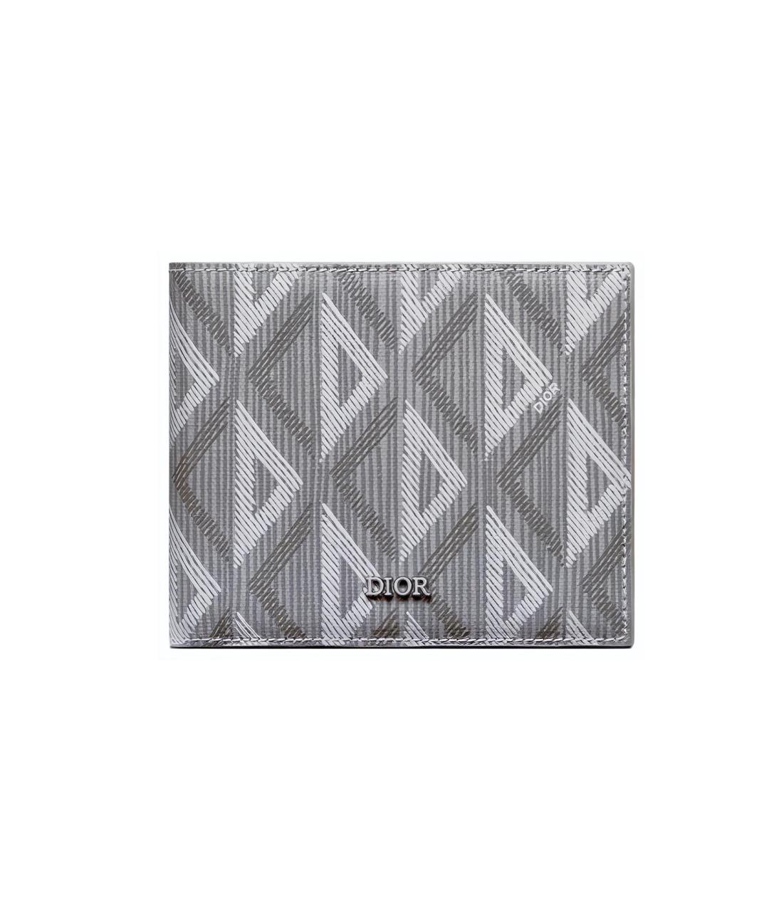 CHRISTIAN DIOR Серый кошелек, фото 1